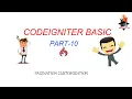 How to create and customize pagination in codeigniter codeigniter pagination customizatio part-10