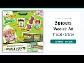 Sprouts Weekly Ad 26 - 26 Top Deals