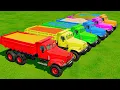 Download Lagu TRUCKS OF COLORS! HEAVY Kamaz + 10 TONS Sunflower Delivery – Farming Simulator 22