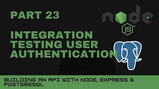 JavaScript projects Node Express Postgres API - Part 23
