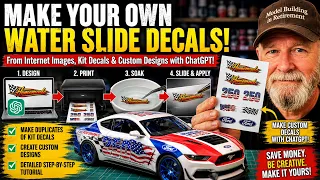How to Make Your Own Water Slide Decals Full Step by Step Tutorial
