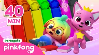 🌈 Aprenda as Cores! | Canções das Cores | Pinkfong, Bebê Tubarão! Canções para Crianças