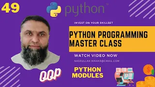 Python Modules Part 01 Python Programming Master Class Nasrullah Mahar