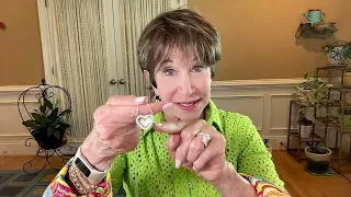 Diamonique x Kathy Levine Be Still My Heart Necklace Sterling Silver on QVC