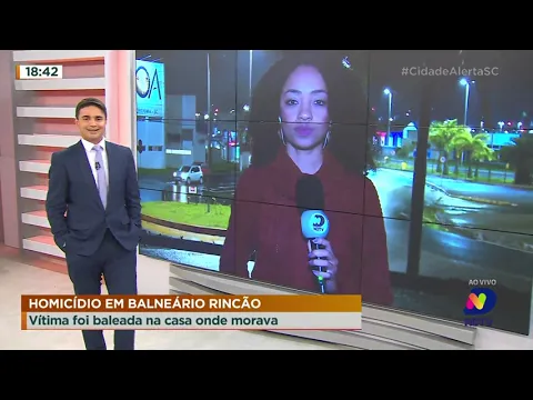 Homicídio em Balneário Rincão: vítima foi baleada na casa onde morava