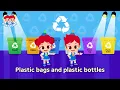 ♻ Waste Sorting Song | Clean Up Trash🗑 | How to Recycle? | Environmental Songs for Kids | JunyTony