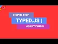 Typed js Animated Typed Text Tutorial jQuery Plugin