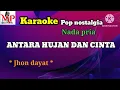 Download Lagu ANTARA HUJAN DAN CINTA || JHON DAYAT || Karaoke nada pria