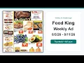 Food King Weekly Ad 26 - 26 Top 10 Deals