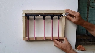 صناعة فخ او مصيده للحمام 