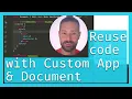 DRY Next js with Custom App Custom Document