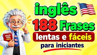 ✅ 188 lentas frases em inglês. Aprenda Inglês para iniciantes dormindo
