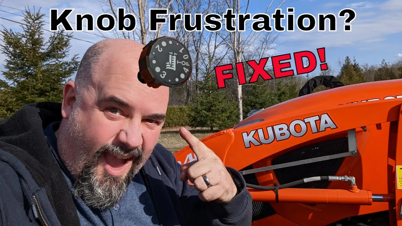 Kubota BX Knob Adjustment Explained