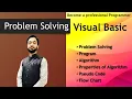 Problem Solving Algorithm Pseudo code Flowchart Visual Basic M Hassan Hashmi