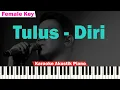 Download Lagu Tulus - Diri Karaoke Piano FEMALE KEY
