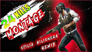 Download 24 SOLO KILLS MONTAGE GAMEPLAY  || PUBG MOBILE LITE  MONTGE || OTILIA BILIONERA REMIX || AQUA RENO | MP3