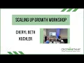 Scaling Up Growth Workshop - Strategy
