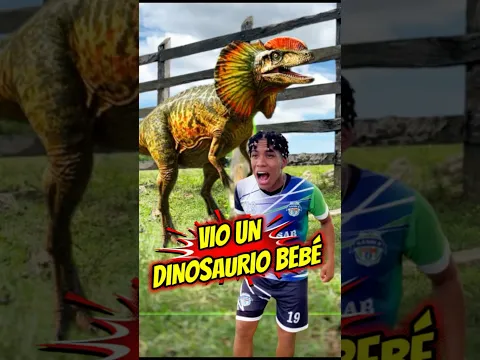 VIO UN DINOSAURIO BEBÉ #shorts #reels