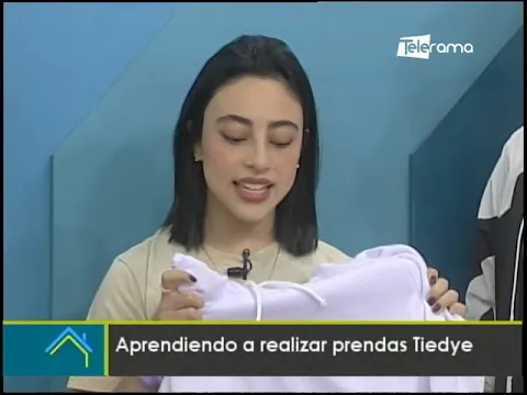 Aprendiendo a realizar prendas Tiedye