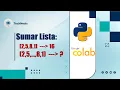 Python - 18 Como sumar los numeros de una lista