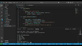 To do list console app by using python