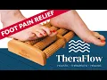Foot Pain Achy Feet Plantar Fasciitis Relief with TheraFlow Massager Review How to Use
