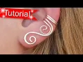 TUTORIAL Made EASY - Make Cascade Swirl Ear Cuffs