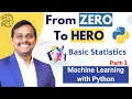 ML with Python Zero to Hero 2 Part 1 Basic Statistics Venkat Reddy AI Classes