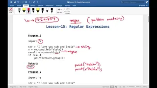 Regular Expressions Object-Oriented Thinking With Python Day-27