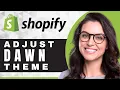 How to Customize Shopify Dawn Theme Shopify Tutorial 2025