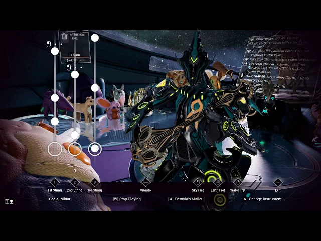 Warframe shawzin -  Korobeiniki (Tetris Theme A)