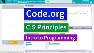 Creating Functions with Parameters Lesson 8 4 Tutorial with Answers Code org CS Principles