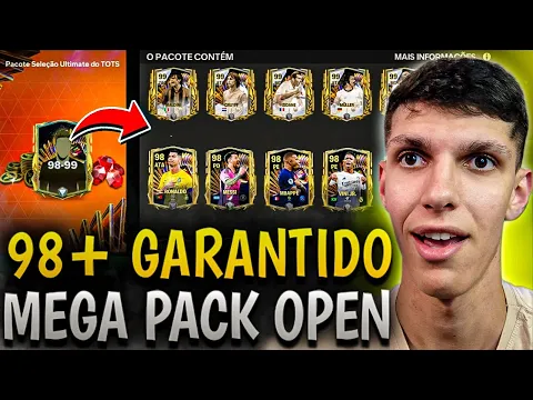 Download MP3 SÓ PODE VIR TOTS E ÍCONS 98 OU 99😱🔥UAU O MELHOR PACK DO JOGO CHEGOU🤩 FC MOBILE 24