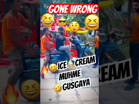 🔥😆Ice🍦cream😲muhme 🤣gusgaya #shorts #kannayarider #conceptvideo