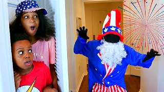 EVIL 4th of July Man vs SHILOH AND SHASHA - Onyx Kids