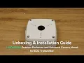 How can you ensure waterproof protection for your EOC transmitter Unboxing of the EOC Enclosure 2