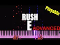 Rush E Advanced Piano Solo Tutorial Sheet Music Available