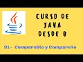 31 Comparable y CompareTo Curso de Java desde cero