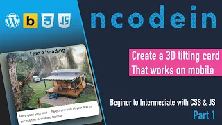 Create Stunning 3D Effects with CSS and JavaScript Interactive Mouse and Device Motion