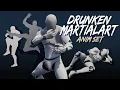 Drunken martialarts Animset
