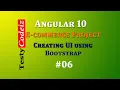 Angular 10 Project from scratch E-commerce project in angular Setup UI using Bootstrap in Angular
