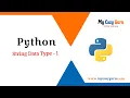 String data type in python - Part 1 Python in Hindi Python Strings Python Strings Tutorial