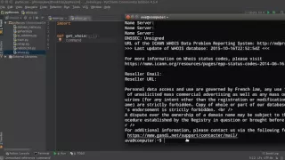 Python Website Scanner Tutorial 6 Whois