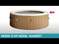 How to Find Your Model Number on Intex Spa Tubs and Control Bases