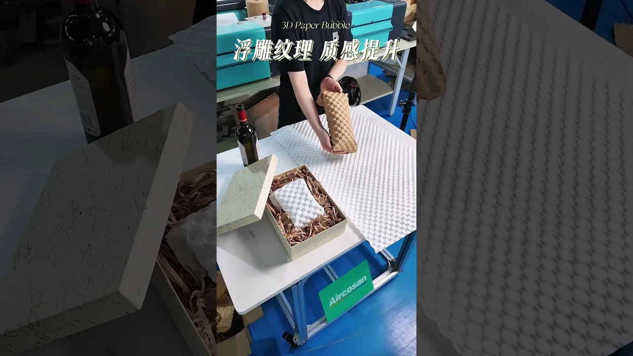 Avez-vous déjà vu un papier bulle aussi beau ? 😍 Cette machine à bulles en papier produit des bulles avec une incroyable