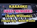 Download Lagu SWEET MEMORIES - Andy Williams|| Karaoke Version _ Female/Wanita