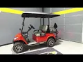 Advanced EV Advent 4 Red 48V Lithium Electric Golf Cart 2 Lifted 4 Passenger