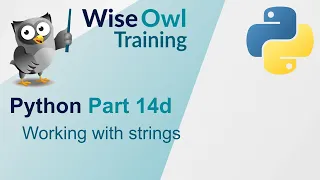 Python Part 14d - Working with strings