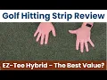 Upgraded Hitting Strip in my Garage Golf Simulator EZ-Tee Hybrid