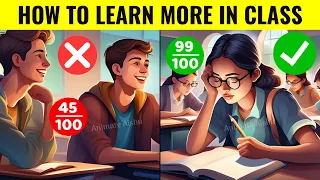 🤫Secret Study📚 Tips to Learn More in Class | How Toppers Learn More in Class💡🎓